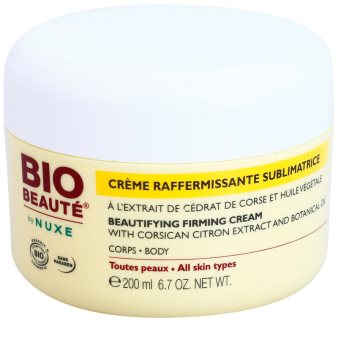Bio Beauté by Nuxe Body συσφικτική κρέμα σώματος με εκχυλίσματα από λεμόνι Κορσικής και βοτανικό λάδι
