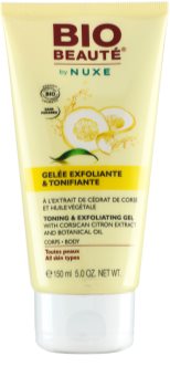 Bio Beauté by Nuxe Body gel exfoliante y tonificante con extracto de limón de Córcega y aceite botánico