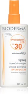Bioderma Photoderm LEB spary do opalania do skóry wrażliwej na słońce SPF 30
