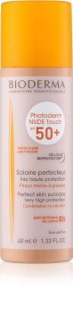 Bioderma Photoderm Nude Touch fluide teinté protecteur pour peaux mixtes à grasses SPF 50+