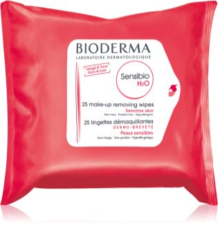 Bioderma Sensibio H2O καθαριστικά μαντηλάκια  για ευαίσθητη επιδερμίδα