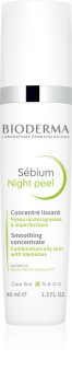 Bioderma Sébium Night Peel Tasapainottava Kuoriva Seerumi Hoitaa Ihon Epätäydellisyyksiä