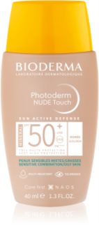Bioderma Photoderm Nude Touch fluid mineral cu protecție solară SPF 50+