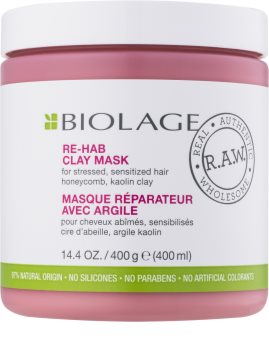 Biolage R.A.W. Recover maseczka z glinki do włosów słabych, zniszczonych