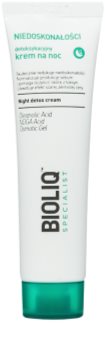 Bioliq Specialist Imperfections Creme noturno detox com efeito hidratante