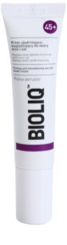Bioliq 45+ festigende Creme für tiefe Falten an Augen und Lippen