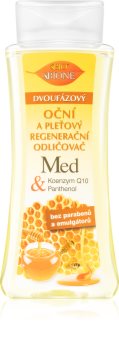 Bione Cosmetics Honey + Q10 2-Phasen Abschminkwasser für Gesicht und Augen