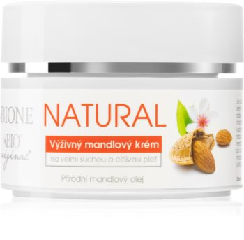 Bione Cosmetics Almonds έξτρα θρεπτική κρέμα για πολύ ξηρή και ευαίσθητη επιδερμίδα
