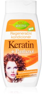 Bione Cosmetics Keratin + Panthenol regenerierender Conditioner für das Haar