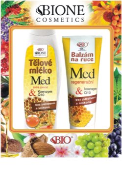 Bione Cosmetics Honey + Q10 lote cosmético I.