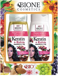Bione Cosmetics Keratin Kofein zestaw kosmetyków I. dla kobiet