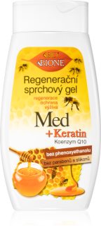 Bione Cosmetics Honey + Q10 Elvyttävä Suihkugeeli