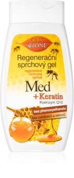 Bione Cosmetics Honey + Q10 regenerirajući gel za tuširanje