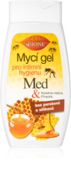 Bione Cosmetics Honey + Q10 gel za intimnu higijenu s matičnom mliječi