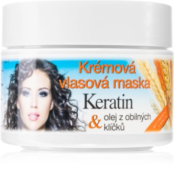 Bione Cosmetics Keratin Grain kreminė kaukė visų tipų plaukams