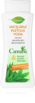 Bione Cosmetics Cannabis acqua micellare struccante e detergente