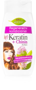 Bione Cosmetics Keratin + Chinin regeneruojamasis kondicionierius plaukams