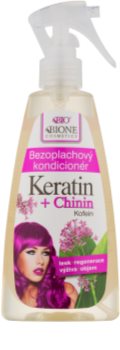 Bione Cosmetics Keratin + Chinin après-shampoing sans rinçage