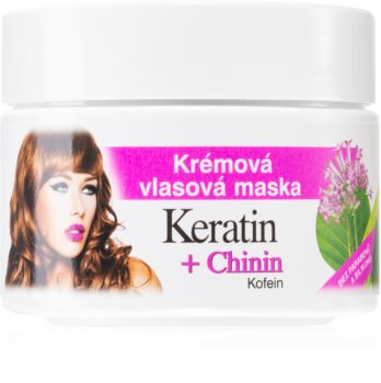Bione Cosmetics Keratin + Chinin Cream Mask for Hair