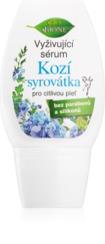 Bione Cosmetics Kozí Syrovátka hranjivi serum za obnavljanje gustoće kože lica za osjetljivu kožu lica