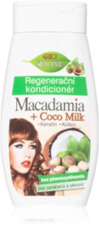 Bione Cosmetics Macadamia + Coco Milk balsam regenerator pentru păr