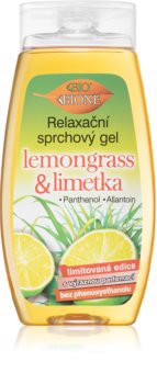 Bione Cosmetics Lemongrass & Limetka atpalaiduojamoji dušo želė