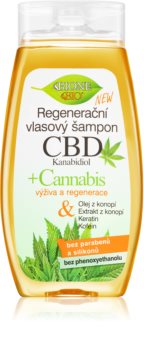 Bione Cosmetics Cannabis CBD восстанавливающий шампунь с КБД