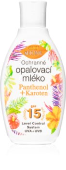 Bione Cosmetics Panthenol + Karoten apsaugos nuo saulės losjonas SPF 15