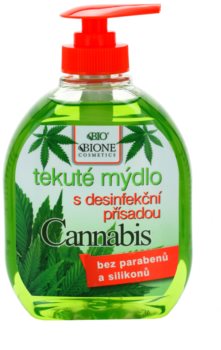 Bione Cosmetics Cannabis folyékony szappan kézre