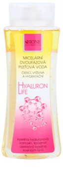 Bione Cosmetics Hyaluron Life kétfázisú micellás víz hidratáló hatással