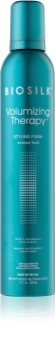 Biosilk Volumizing Therapy Haarschaum mittlere Fixierung