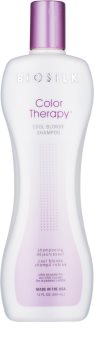 Biosilk Color Therapy champú neutralizante para tonos amarillos