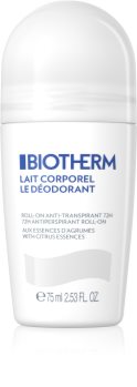 Biotherm Lait Corporel Le Déodorant antiperspirant roll-on bez parabena