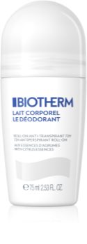 Biotherm Lait Corporel Le Déodorant Antiperspirantti Roll-on ilman parabeenia