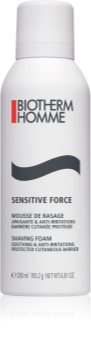 Biotherm Homme Sensitive Force schiuma da barba per pelli sensibili