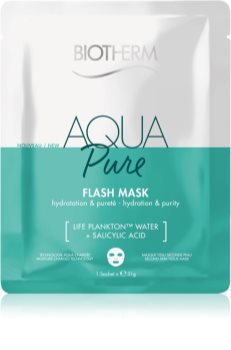 Biotherm Aqua Pure Super Concentrate maschera in tessuto effetto idratante