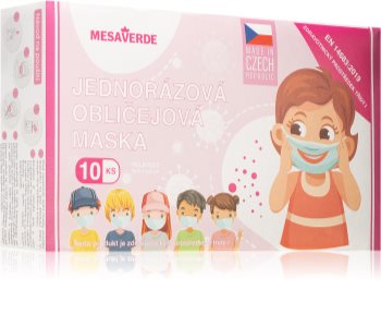 MESAVERDE Disposable face mask for children Medical Device Class 1 одноразовая маска для детей