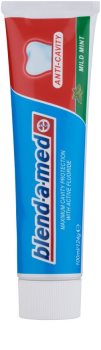 Blend-a-med Anti-Cavity Mild Mint dentífrico para prevenir as cáries