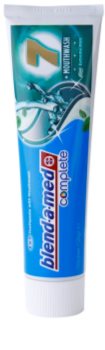 Blend-a-med Complete 7 + Mouthwash Extreme Mint pasta de dentes e elixir 2 em 1 para proteção completa de dentes