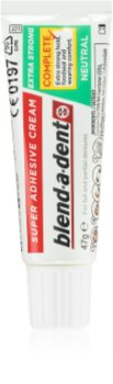 Blend-a-dent Extra Strong Neutral фиксирующий крем для зубных протезов