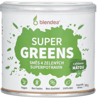 Blendea Supergreens prášek na přípravu nápoje pro detoxikaci