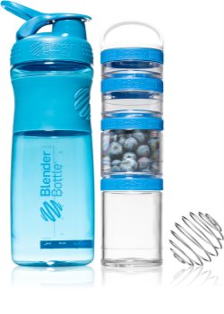Blender Bottle Sport Mixer® GoStak ajándékszett Blue (sportolóknak)