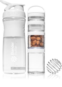 Blender Bottle Sport Mixer® GoStak ajándékszett White (sportolóknak)