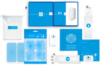 Bluetens Smart Elektrostimulator mit Zubehör