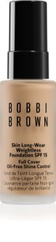 Bobbi Brown Mini Skin Long-Wear Weightless Foundation machiaj persistent SPF 15