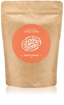 BodyBoom Ginger & Orange скраб за тяло с кафе
