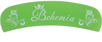 Bohemia Crystal Bohemia Matt lima de cristal con forma curvada