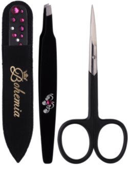 Bohemia Crystal Bohemia Swarovski Nail File,Tweezers and Nail Clippers Kosmetik-Set II. für Damen
