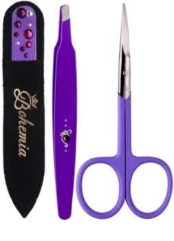 Bohemia Crystal Bohemia Swarovski Nail File,Tweezers and Nail Clippers косметичний набір IV. для жінок