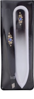 Bohemia Crystal Bohemia Swarovski Nail File and Tweezers set de cosmetice V. pentru femei